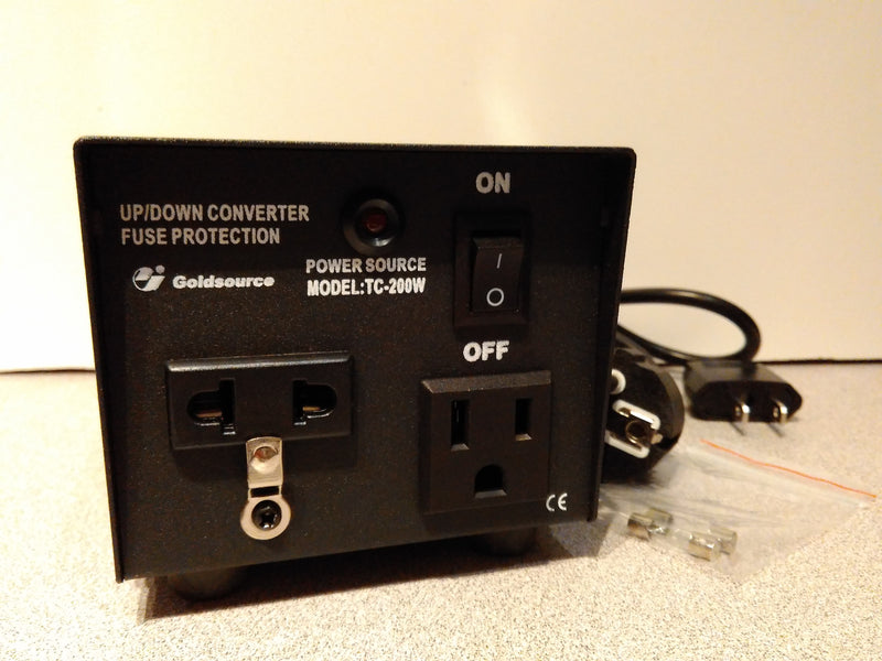 Voltage Up/Down Converter TC-200W (220/240V<=>110/120V)