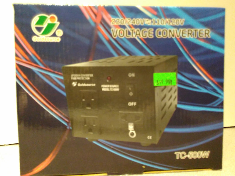 Voltage Up/Down Converter TC-500W (220/240V<=>110/120V)
