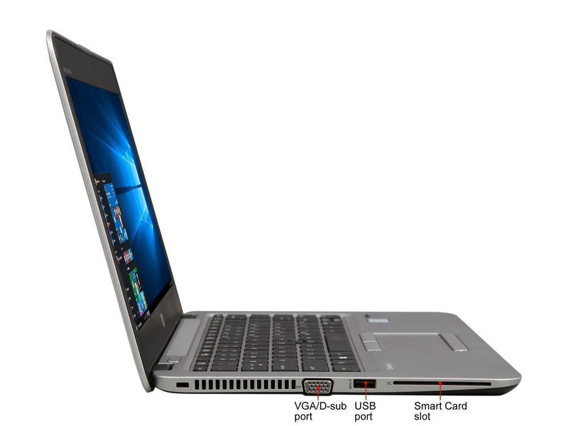 HP Elitebook 820 G3 Intel Core i5 6th Gen 6300U  256 GB SSD 12.5"