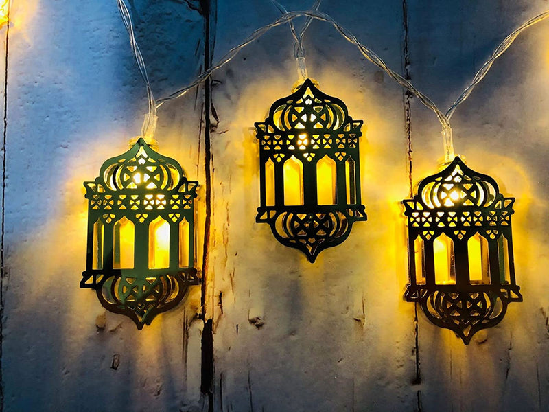 Golden Castel Shape LED Light String Amazing for Ramadan Eid calibrations