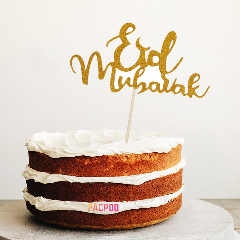 Eid Mubarak Cake Toppers Ramadan Cupcake Topper Eid Festival