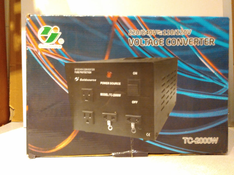 Voltage Up/Down Converter TC-2000W (220/240V<=>110/120V)