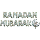 Ramadan Mubarak Foil Balloon Big Crescent Moon Star Foil Balloon Party Decoration Supplies