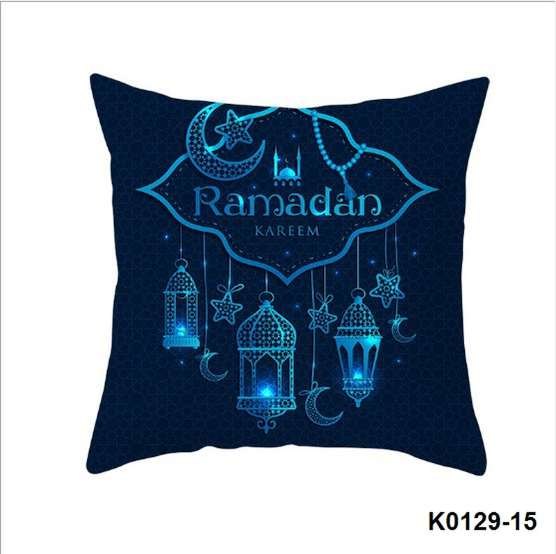 Ramadan Kareem Pillow Case With Decorative Islamic standard size of 45x45cm Design 4