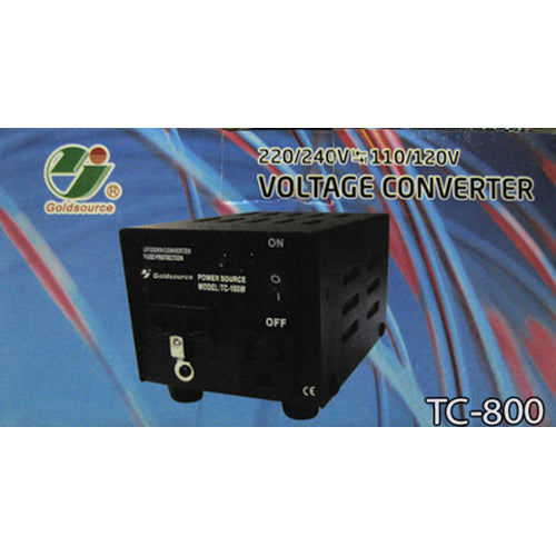 VOLTAGE UP/DOWN CONVERTER TC-800W (220/240V<=>110/120V)
