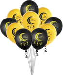 Eid Mubarak Foil Balloon Set Decoration Gold and Black