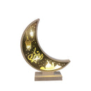 White Muslim Ramadan Eid Decorative Lamp Moon Crescent Night Light Home Desktop