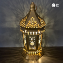 Ramadan Lamp EID Mubarak Party Fanous LED Hanging Lantern Warm Lights for Muslim Event Decorations