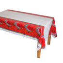 Ramadan Kareem And Eid Mubarak Plastic Table Cover, Waterproof with Amazing Islamism Decorations, 180x108cm Design 1