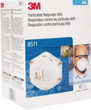 3M Cool Flow Sanding and Fibreglass Respirator 8511 Pack of 10