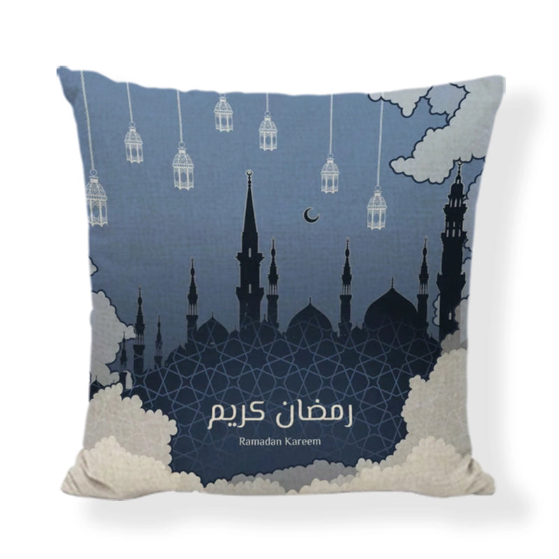 Ramadan Kareem Pillow Case With Decorative Islamic standard size of 45x45cm Design 7