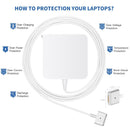 Macbook pro charge, AC 85w Magsafe 2 Power Adapter for Macbook Pro 17/15/13-Inch-T-tip.Compatible with all MacBooks produced after mid 2012