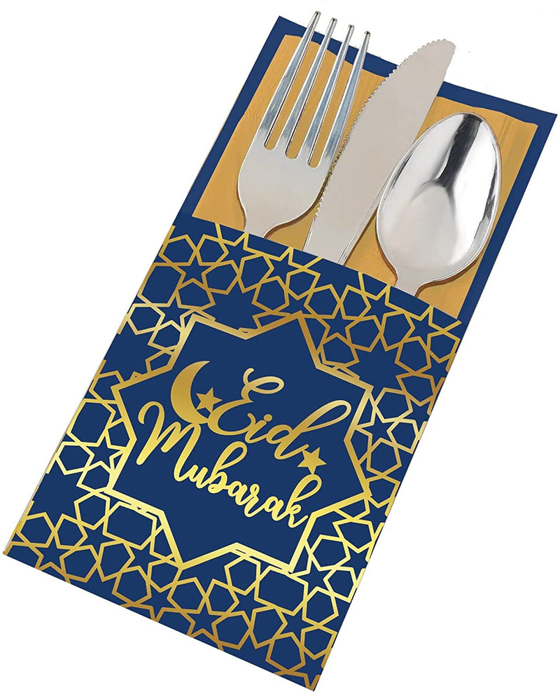 Eid Mubarak Theme And Design Cutlery Holder ( Ramadan Eid Event)