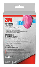 3M P100 Replacement Cartridges for Household Multi-purpose Respirator, 2 Cartridges (1-Pair)