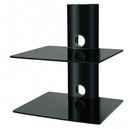 DVD/Receiver/STB Wall Mount Glass Shelf Unit