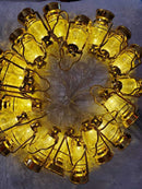 SKN Old Lantern Shape LED Light String, 3 Meters Long With 20 Pcs Of Warm White Color Lights, For Ramadan And Eid