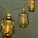 SKN Old Lantern Shape LED Light String, 3 Meters Long With 20 Pcs Of Warm White Color Lights, For Ramadan And Eid