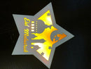 Wooden Star Plaque with Eid Mubarak LED Light Box