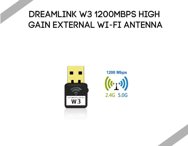 Dreamlink W3 1200MBPS High Gain External WI-FI Antenna - Dreamlink-Formuler