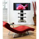 BEST 3-Tier DVD/Receiver/STB Wall Mount Glass Shelf Unit - Up to 66 lb (30 kg)