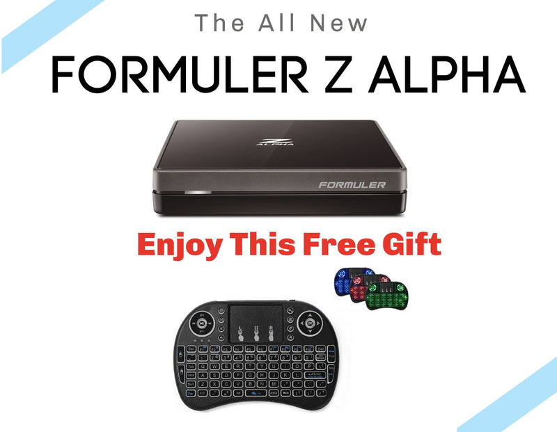 Formuler Z Alpha IPTV & Android Dreamlink-Formuler Backlit Keyboard & Mouse Pad 