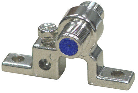Single Grounding Block for Satellite TV or Cable