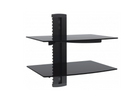 DVD/Receiver/STB Wall Mount Glass Shelf Unit